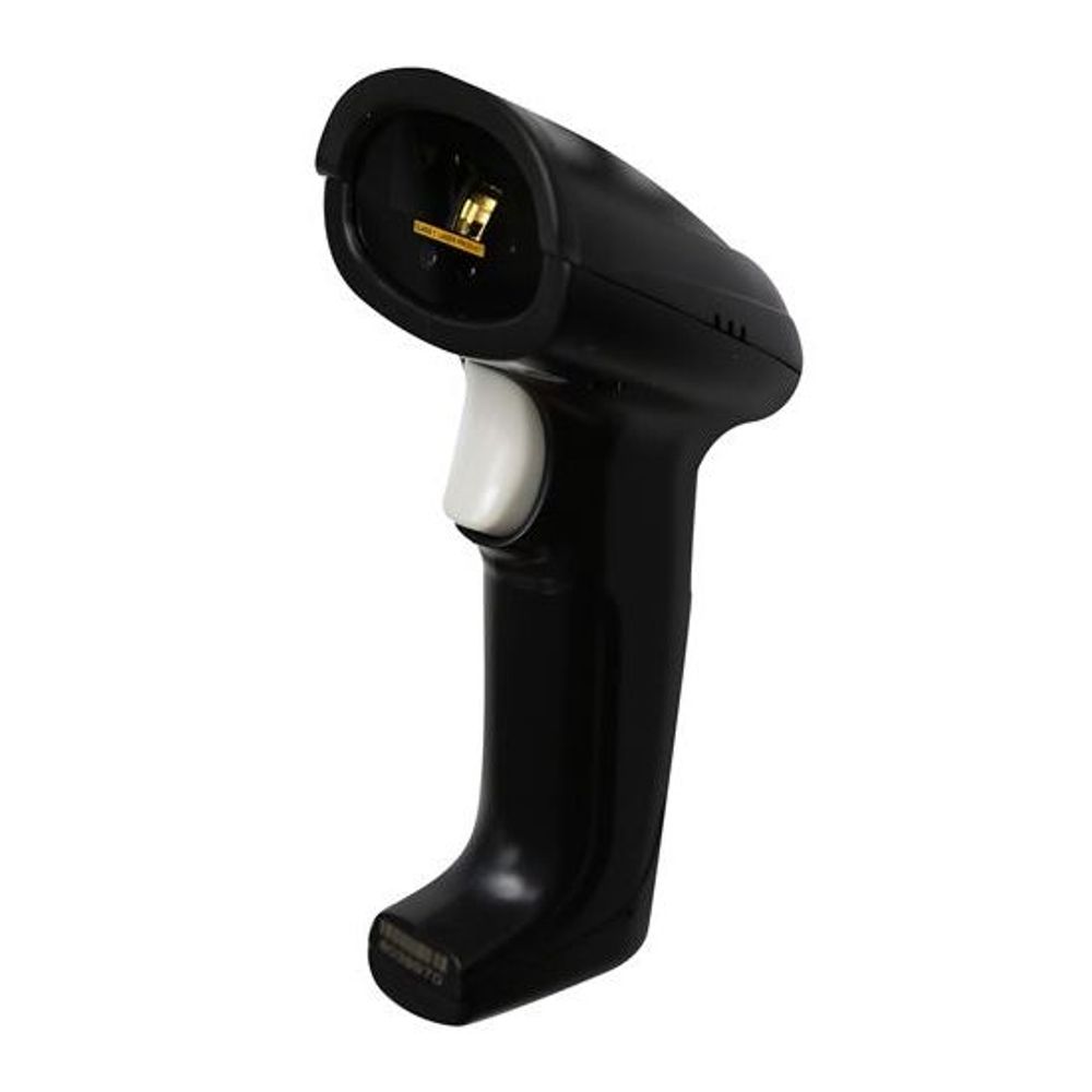 KAPTUR 1D Laser Barcode reader. 2m Straight Cable, Black Housing