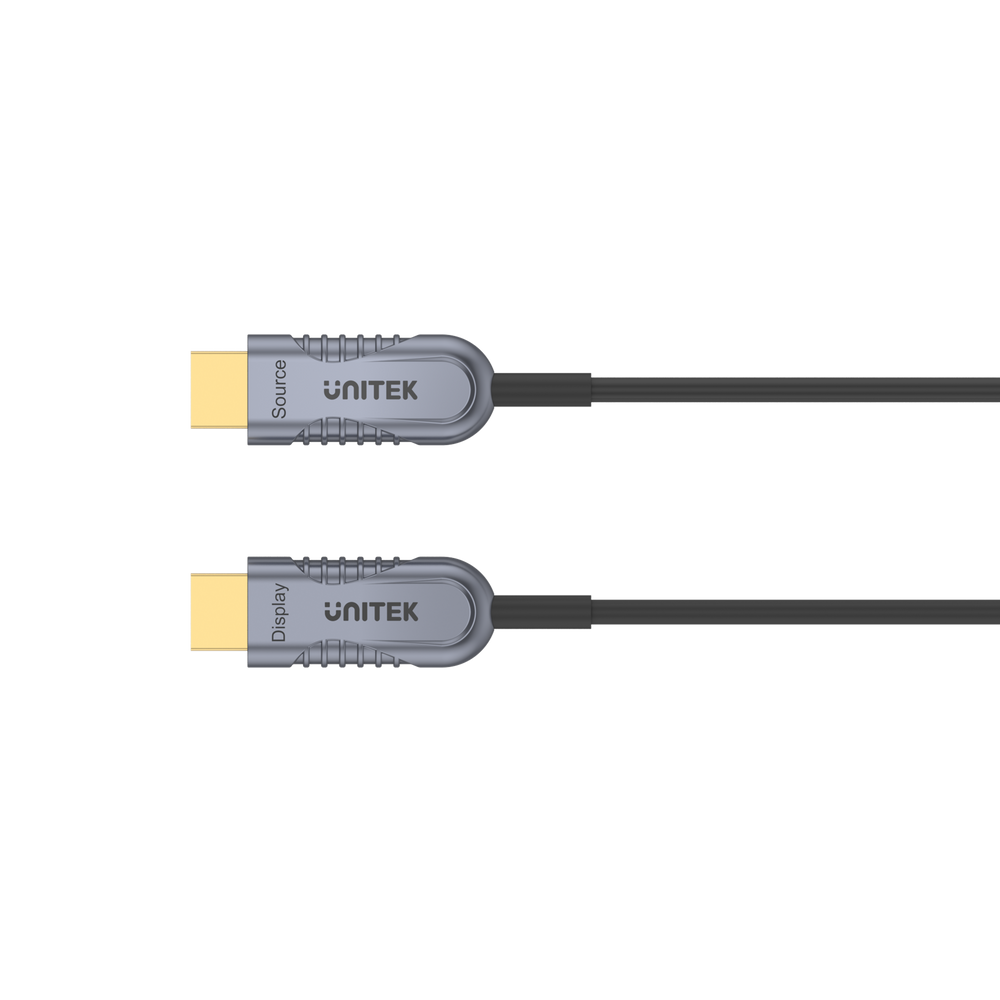 UNITEK_10M_Ultrapro_HDMI2.1_Active_Optical_Cable._Color:_Space_Grey_+_Black. 221