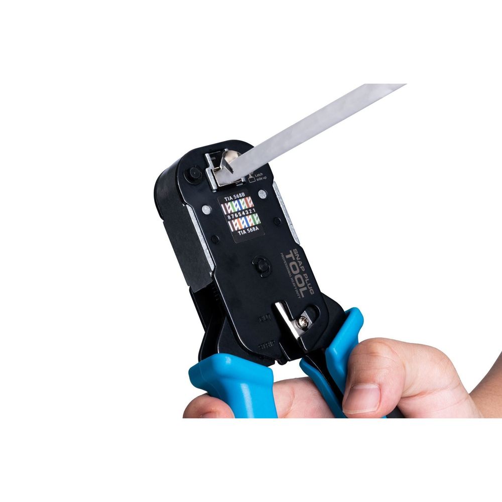 PTC-HD - DYNAMIX Heavy Duty Push Through Crimper with Built-in Stripping & Cutting Blade