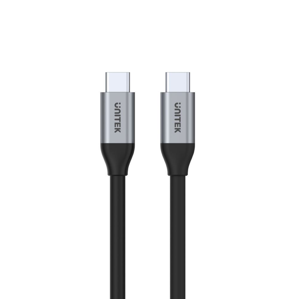 UNITEK_1m_USB-C_to_USB-C_3.1_Gen2_Cable_for_Syncing_&_Charging._Supports_up_to_100W_USB_PD._Supports_up_to_4K@6Hz._Up_to_10Gbps_.Space_Grey_&_Black_Colour. 278