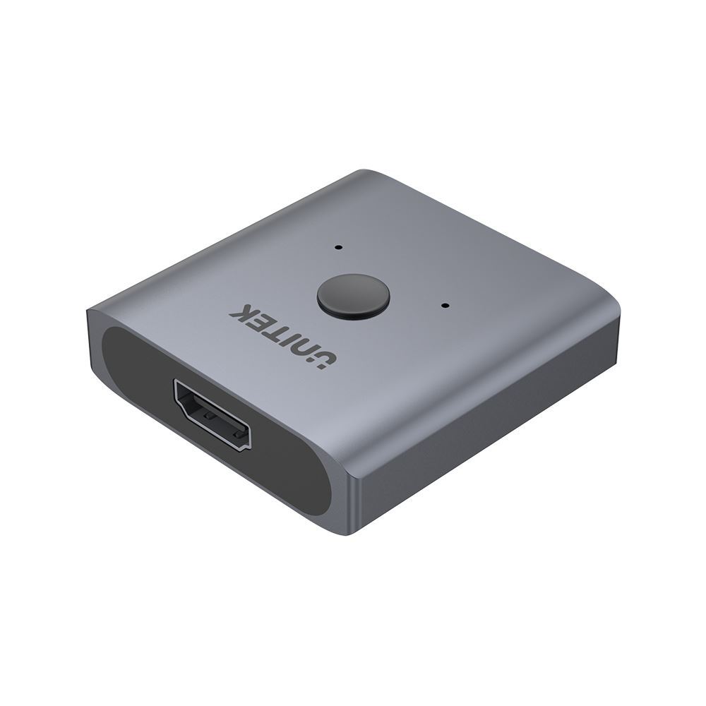 UNITEK_4K_HDMI_2.0_Bi-directional_Switch_with_Two-way_usage:_2_In_1_Out_/_1_In_2_Out._Aluminium_housing._Supports_up_to_4K@60Hz_Ultra-HD._LED_Indicator._Plug_&_Play. 1939