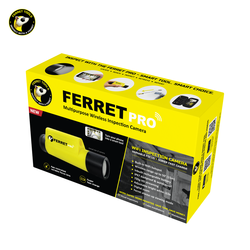 FERRET Pro CFWF50A2 Multipurpose Wireless Inspection Camera & Cable Pulling