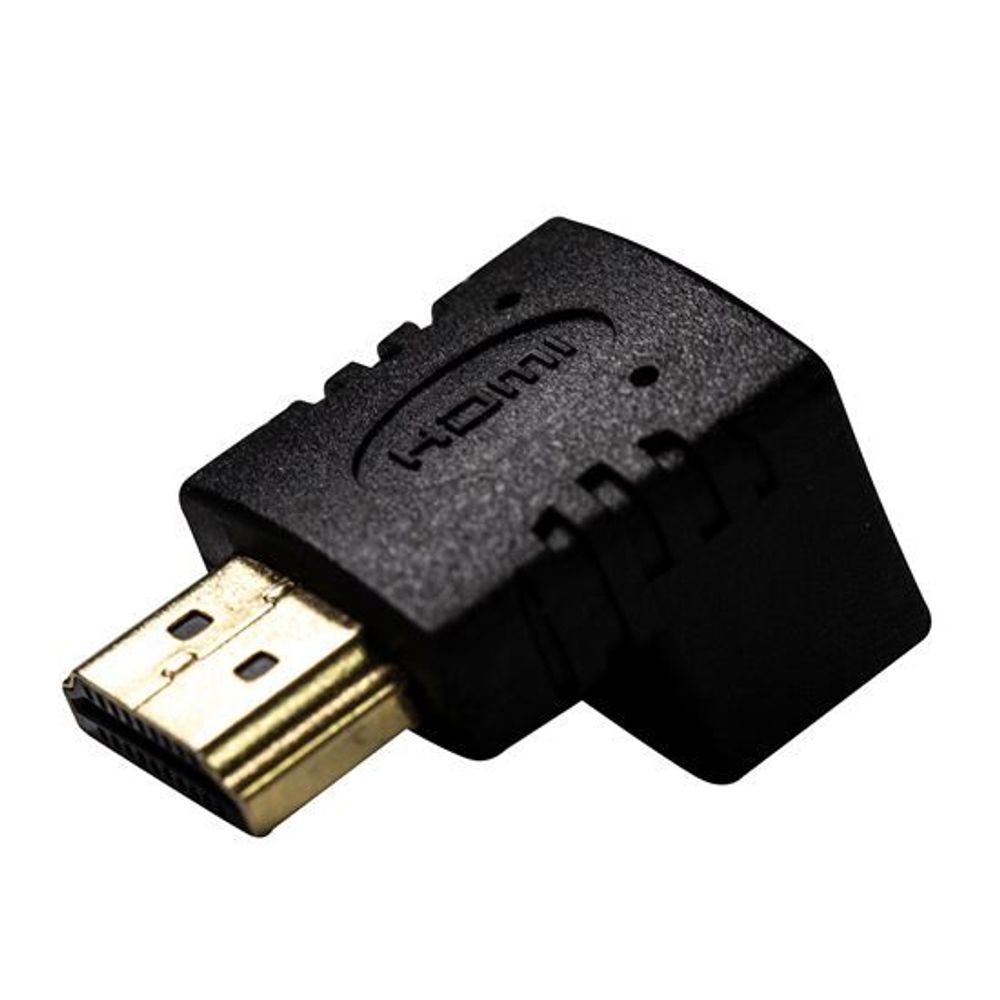 DYNAMIX HDMI Up Angled Adapter High-Speed with Ethernet Gold