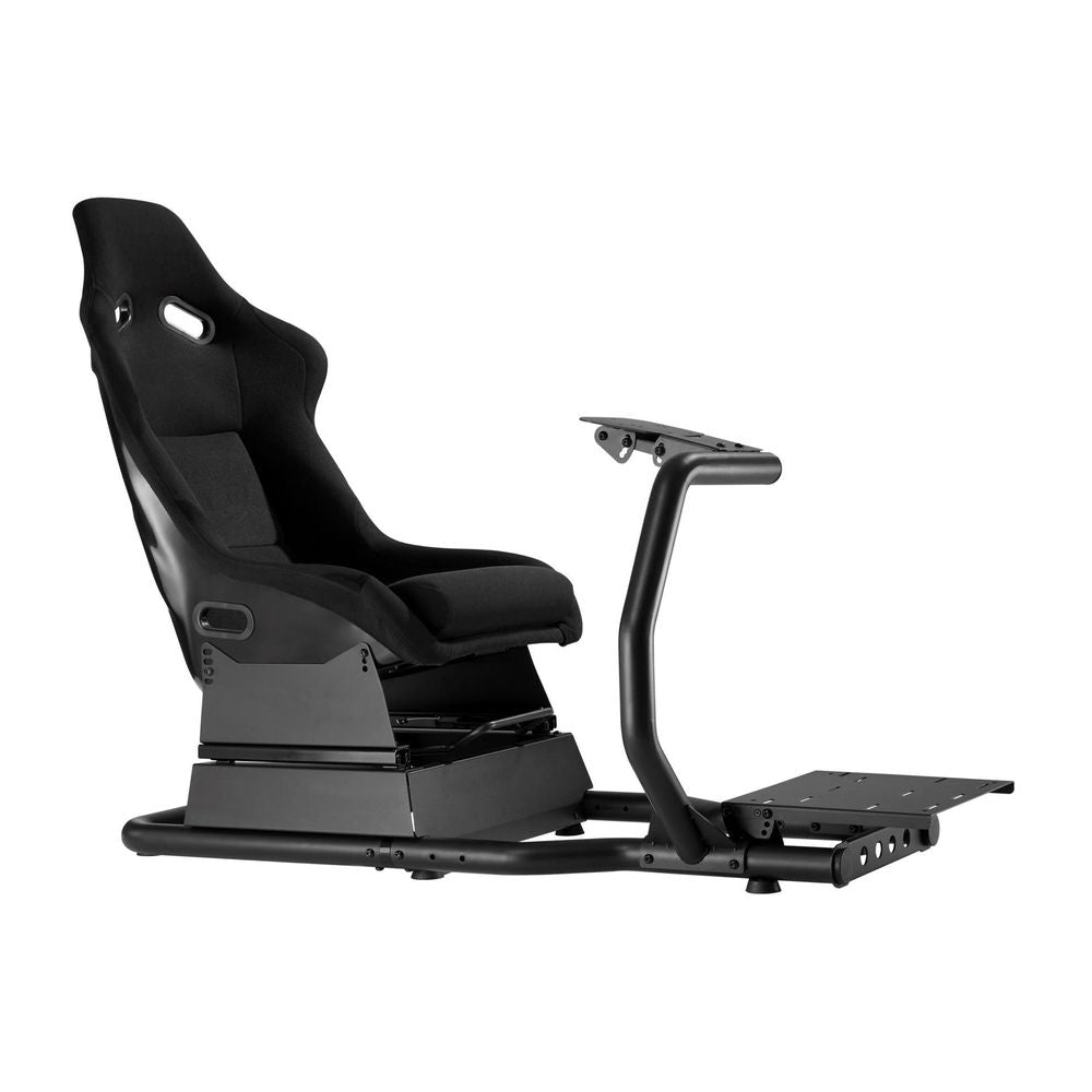 BRATECK LRS01-BS Premium Racing Simulator Cockpit Seat with Adjustable Fiberglass Bucket Seat