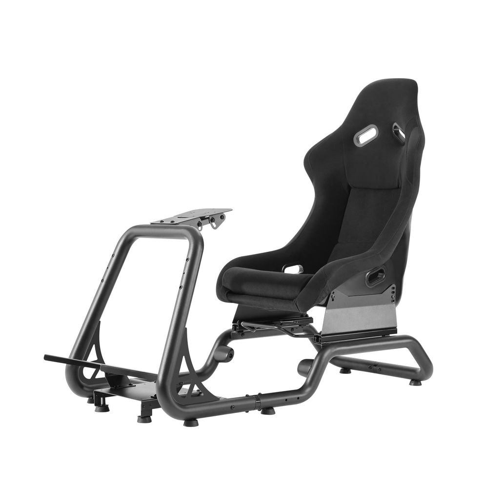 BRATECK LRS02-BS Premium Racing Simulator Cockpit Seat with Adjustable Fiberglass Bucket Seat