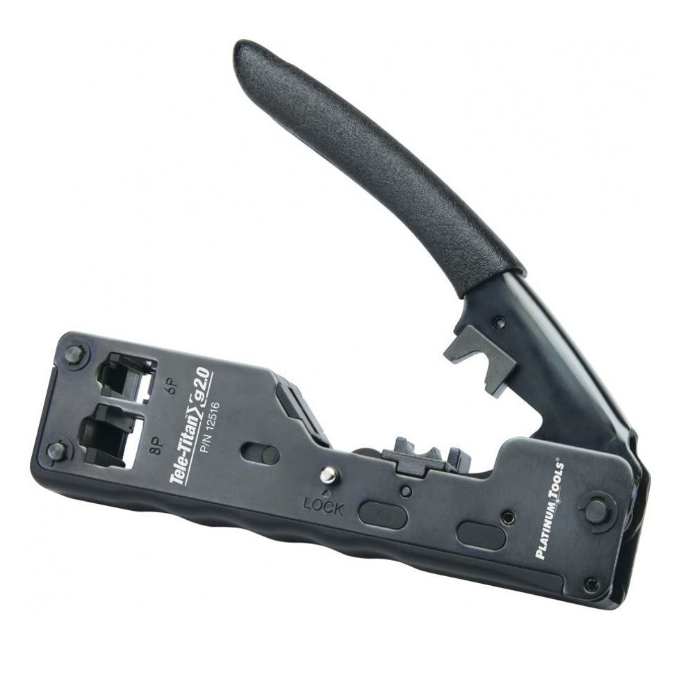 PLATINUM TOOLS Tele-Titan Xg 2.0 Cat6A Crimp Tool. Crimp tool for