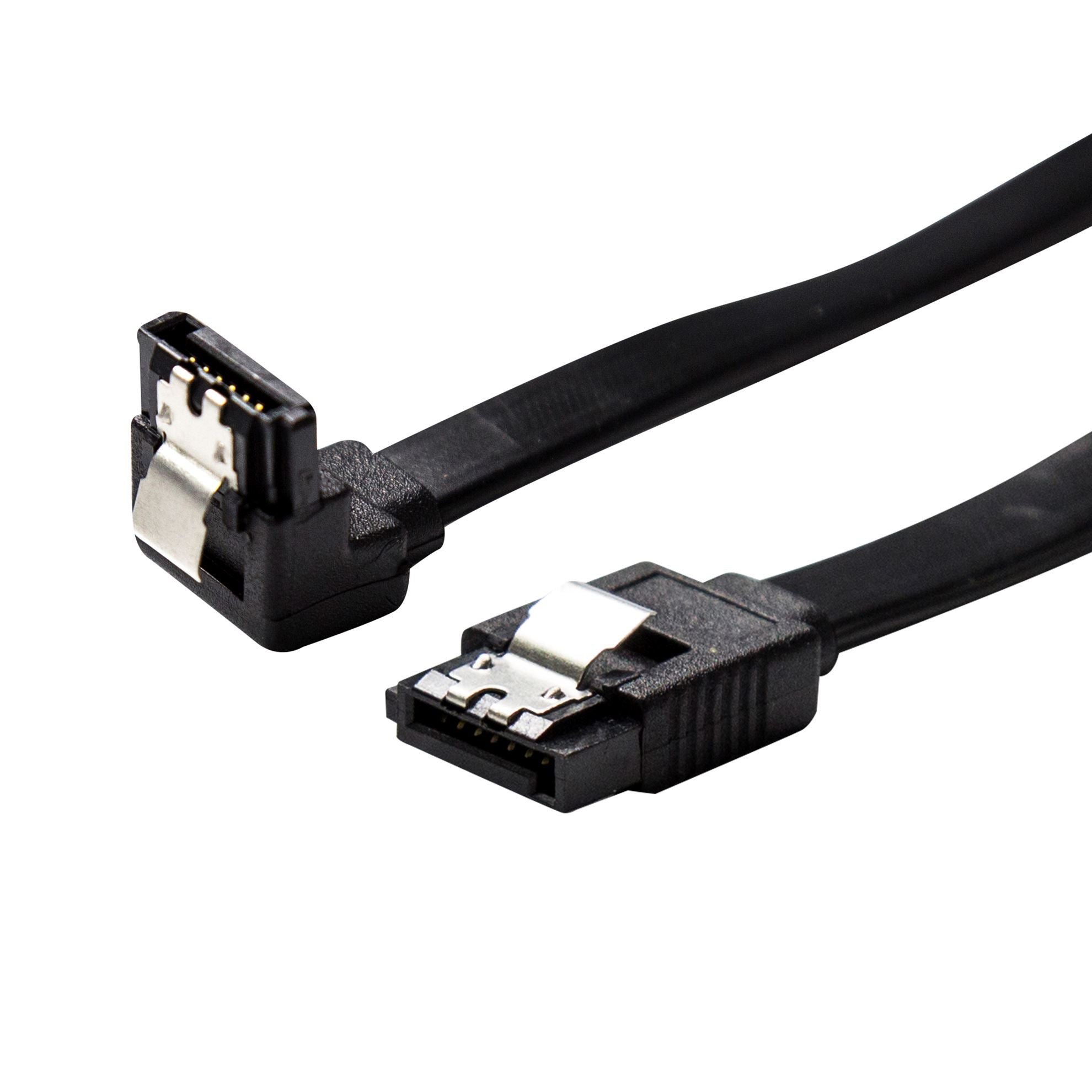 DYNAMIX_0.5m_Right_Angled_SATA_6Gbs_Data_Cable_with_Latch._Black_Colour 1026