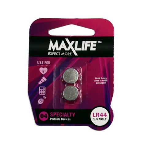 MAXLIFE_LR44_Alkaline_Button_Cell_Battery_2Pk