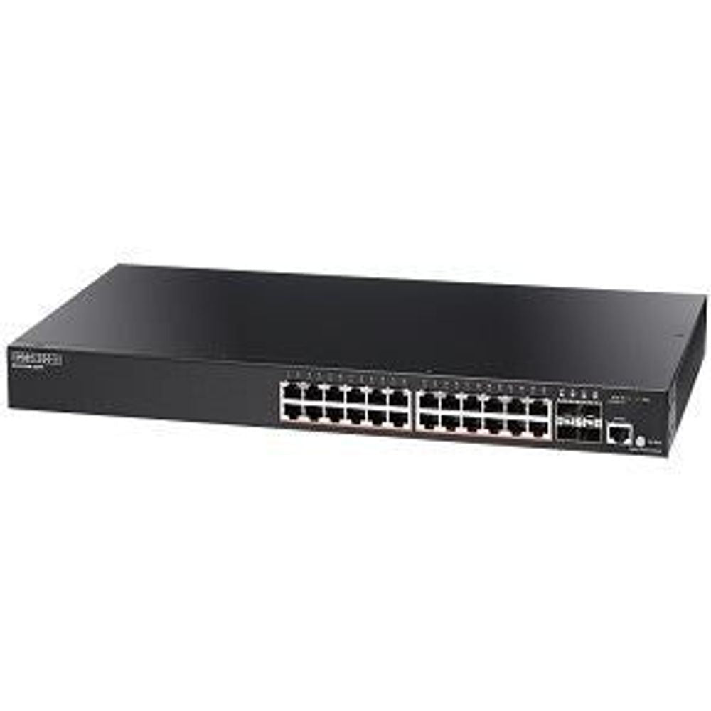 EDGECORE 24 Port Gigabit extendable PoE+ Web Smart Pro Switch.