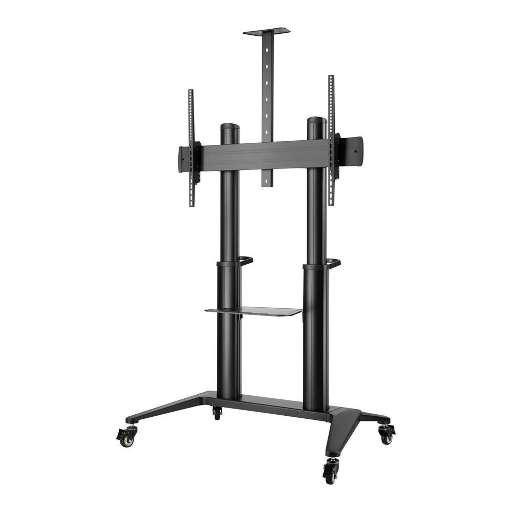 BRATECK 70"-120" Large Screen Ultra-strong Mobile TV Cart. Max Load 140Kgs. VESA support up to 1000x600