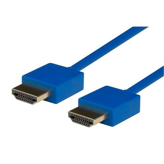 DYNAMIX_0.5M_HDMI_BLUE_Nano_High_Speed_With_Ethernet_Cable._Designed_for_UHD_Display_up_to_4K2K@60Hz._Slimline_Robust_Cable._Supports_CEC_2.0,_3D,_&_ARC._Supports_Up_to_32 687