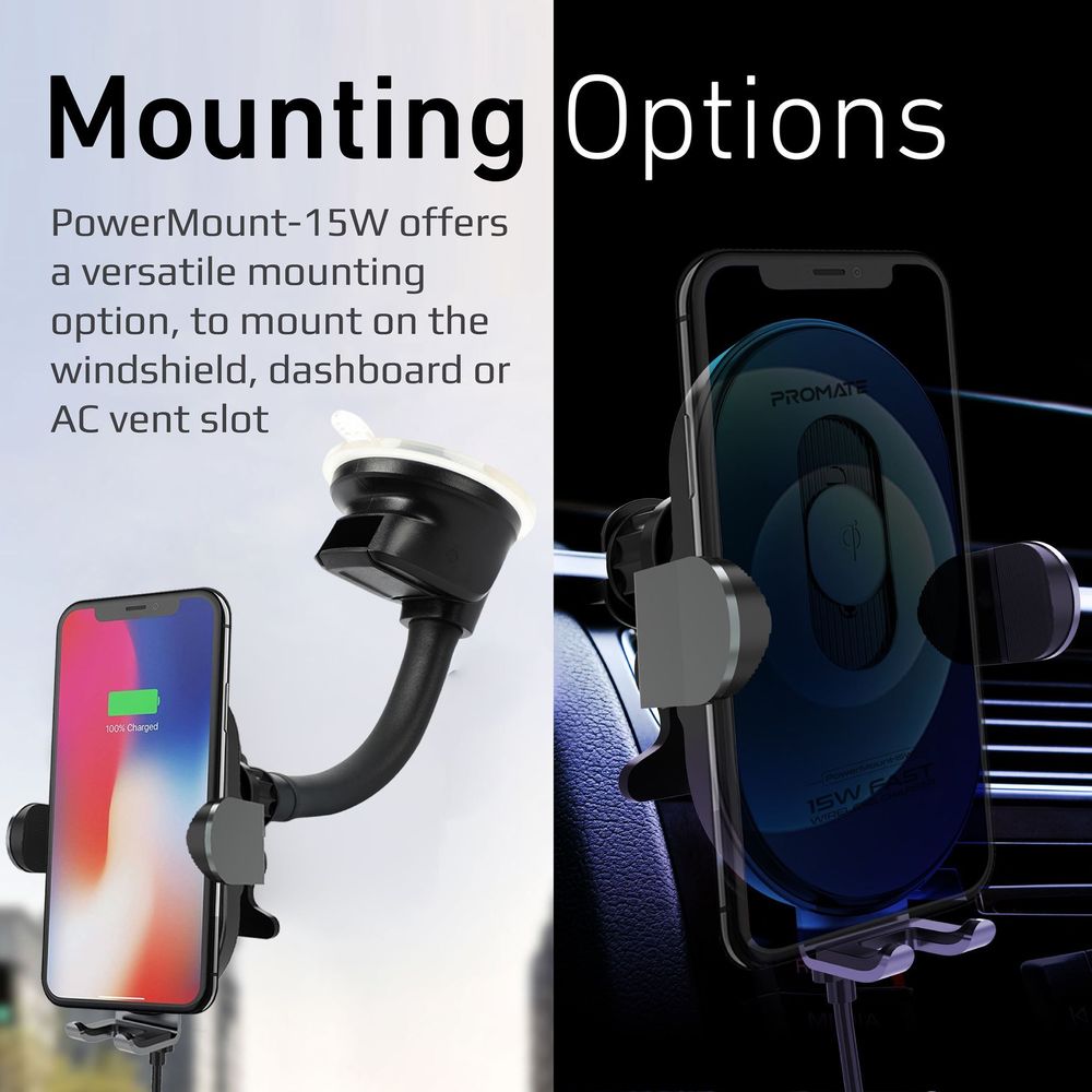 PROMATE_15W_Smart_Wireless_Car_Phone_Charger_with_Automatic_AC_Clamping._Takes_4.7-6.7"_Devices._360_Rotation_with_Goseneck_Mount._Anti_Slip_Base._Over-Heat_Protection._Case_Friendly._Black 192