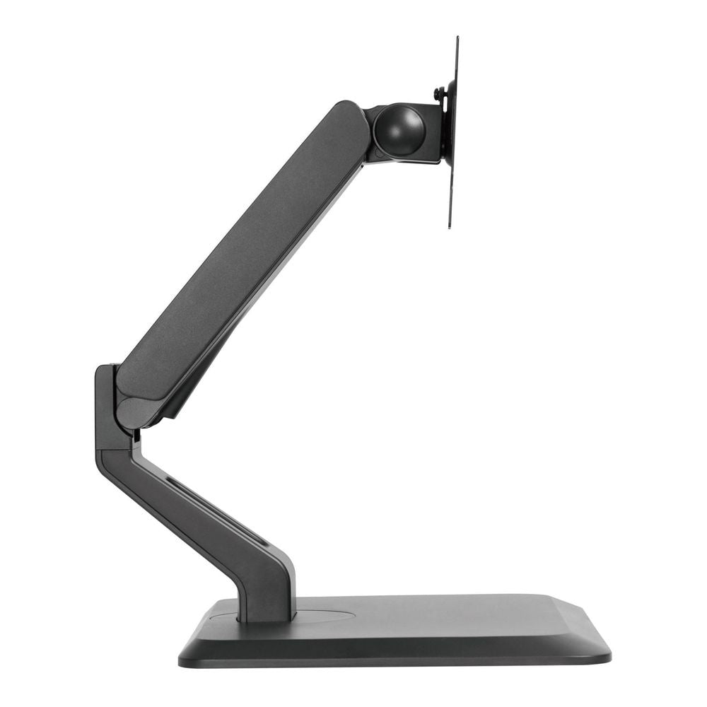 BRATECK 17'' -32'' Single Screen Articulating Monitor Stand. Free-Tilting Design, Rotary Base 360 Rotary VESA Plate