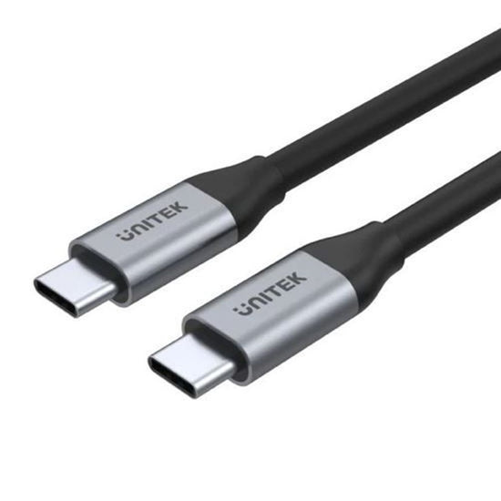 UNITEK_2m_USB-C_to_USB-C_3.1_Gen1_Cable_for_Syncing_&_Charging._Supports_up_to_100W_USB_PD._Supports_up_to_4K@60Hz._Up_to_5Gbps_Space_Grey_&_Black_Colour. 289