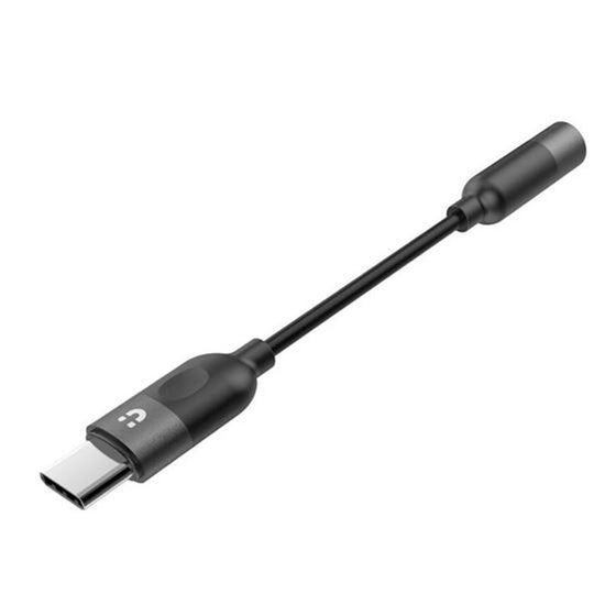 UNITEK_USB-C_to_3.5mm_AUX_Headphone_Jack_Adapter._Digital_to_Analog_Converter._Supports_Music_&_Calls._Play_Audio_from_your_USB-C_Smartphone,_Tablet,_or_Heaphones._110mm_Cable_Length._Black_Colour. 1489