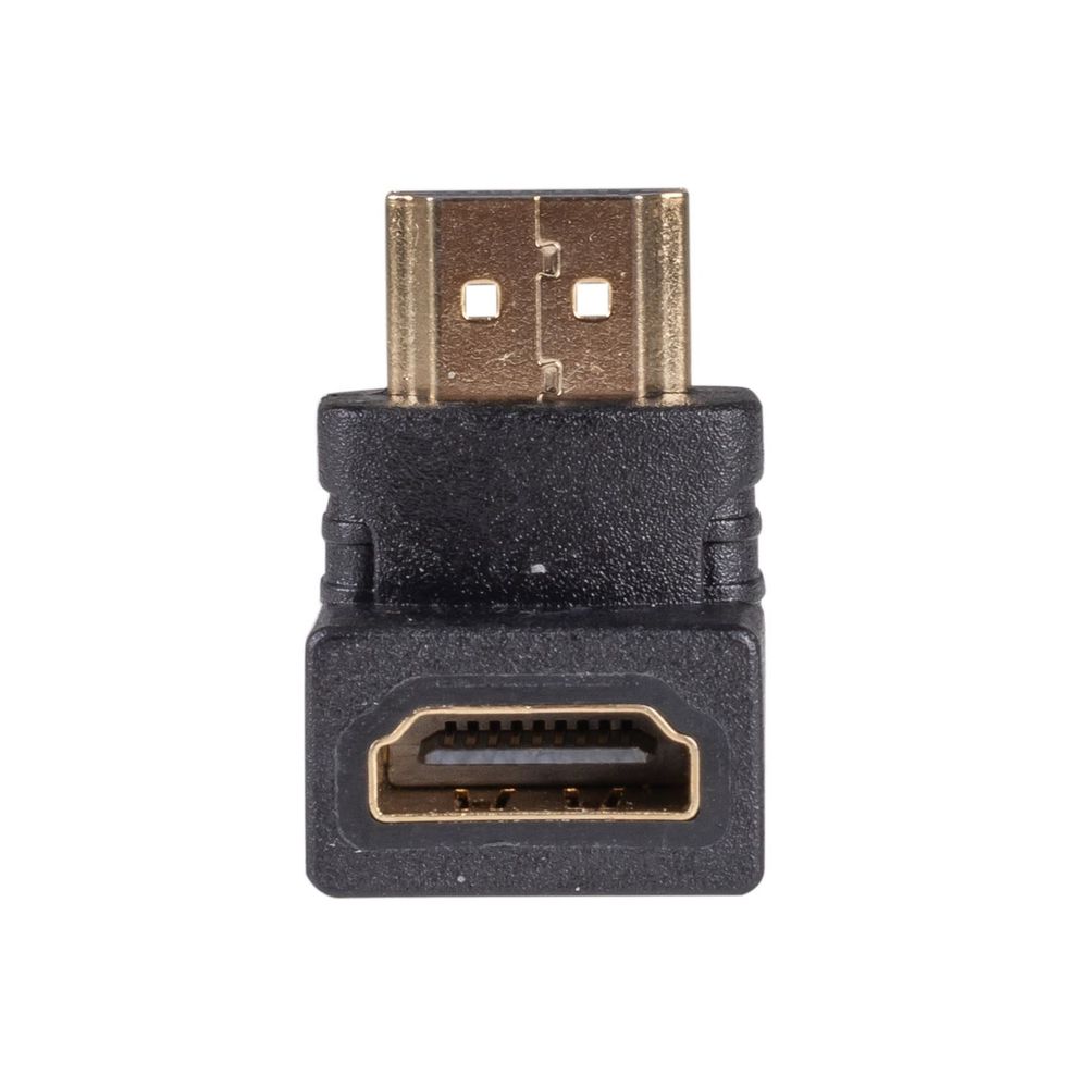 DYNAMIX HDMI Down Angled Adapter, High-Speed with Ethernet Gold