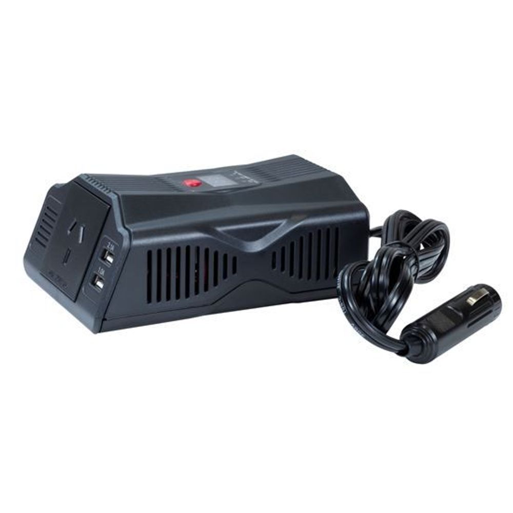 DYNAMIX 200W Power Inverter DC to AC. Input: 12V DC, Output: 230V AC