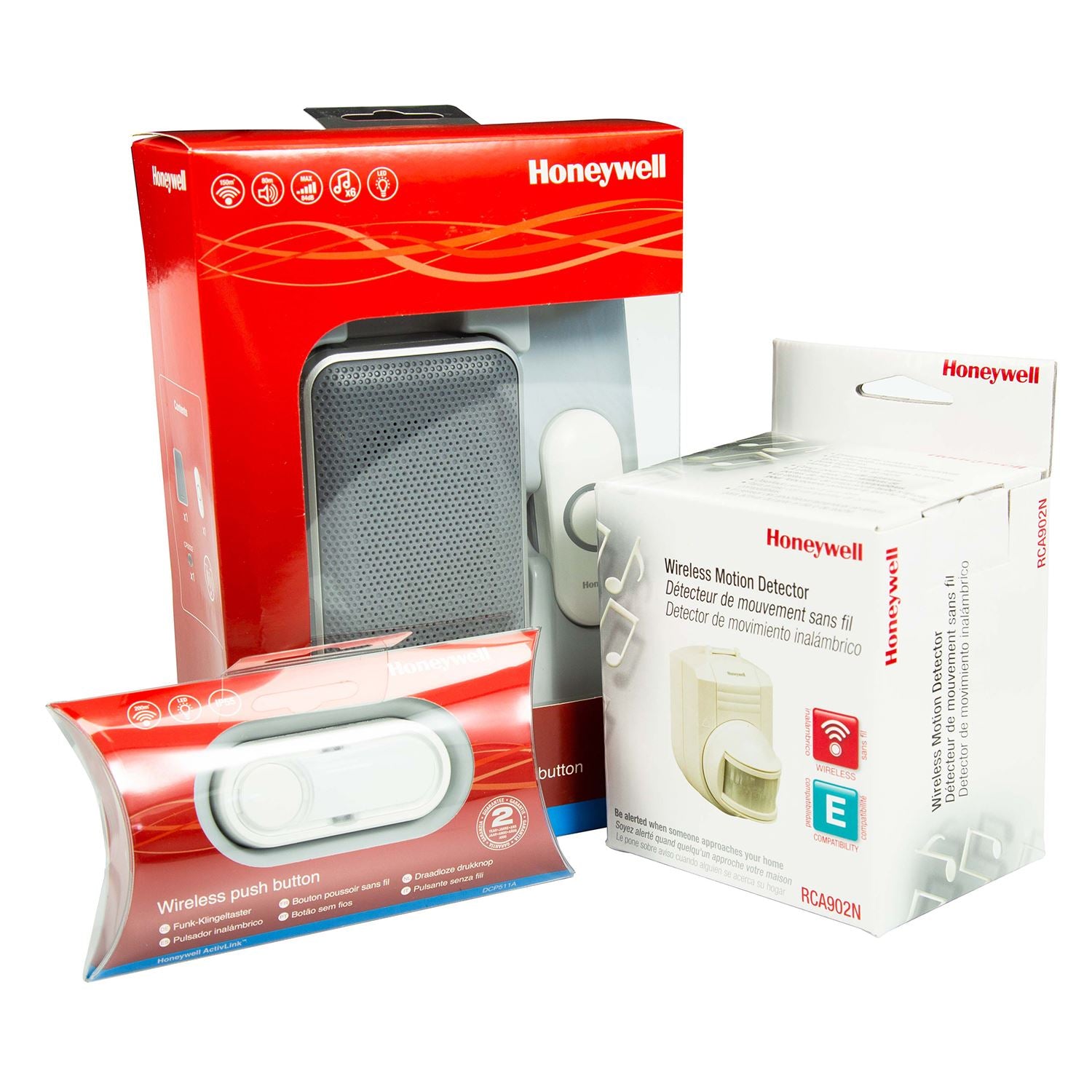 HONEYWELL_Wireless_Series_3_Portable_Doorbell_Bundle._Includes_2x_Wireless_Push_Buttons_(HONDCP511GA)_&_1x_Motion_Detector_(HONRCA902A)._Up_to_150m_Range,