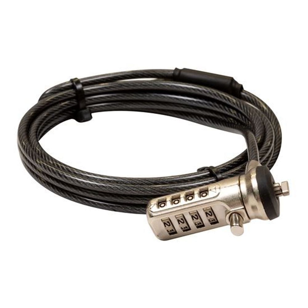 DYNAMIX 2m Locking Security Cable for use with Kensington Security