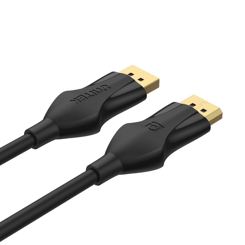 UNITEK_2m_DisplayPort_V1.4_Cable_Supports_up_to_8K_@60Hz,_4K_@144Hz,_1440p_@240Hz,_32.4Gbps_Bandwidth,_Latched_Connectors,_Flexible_Cable,_Gold_Plated_Connectors._Black. 362