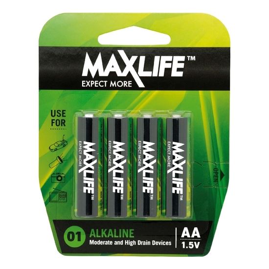 MAXLIFE_AA_Alkaline_Battery_4_Pack_Long_Lasting_Alkaline_Formula