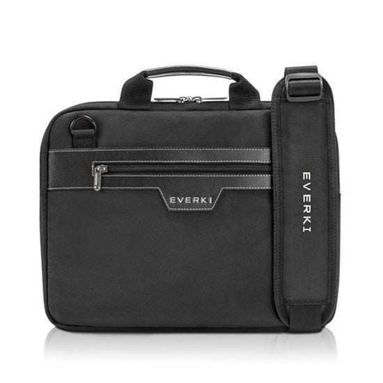 EVERKI_Business_Laptop_Briefcase_up_to_14.1"_with_Premium_Leather_Handles_and_Accents_Memory_Foam_Protection_Trolley_Handle_Pass_Through_2-Way_Shoulder_Strap._Lifetime_Warranty._Black_Colour