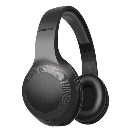 PROMATE Deep Base Bluetooth V5.0 Wireless Over-ear Headphones.