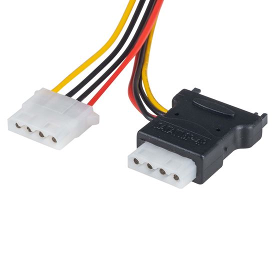 DYNAMIX_Dual_Port_Serial_ATA_Power_Splitter_Cable,_Converts_1x_SATA_15P_to_2x_standard_5.25''_power_connector. 1036