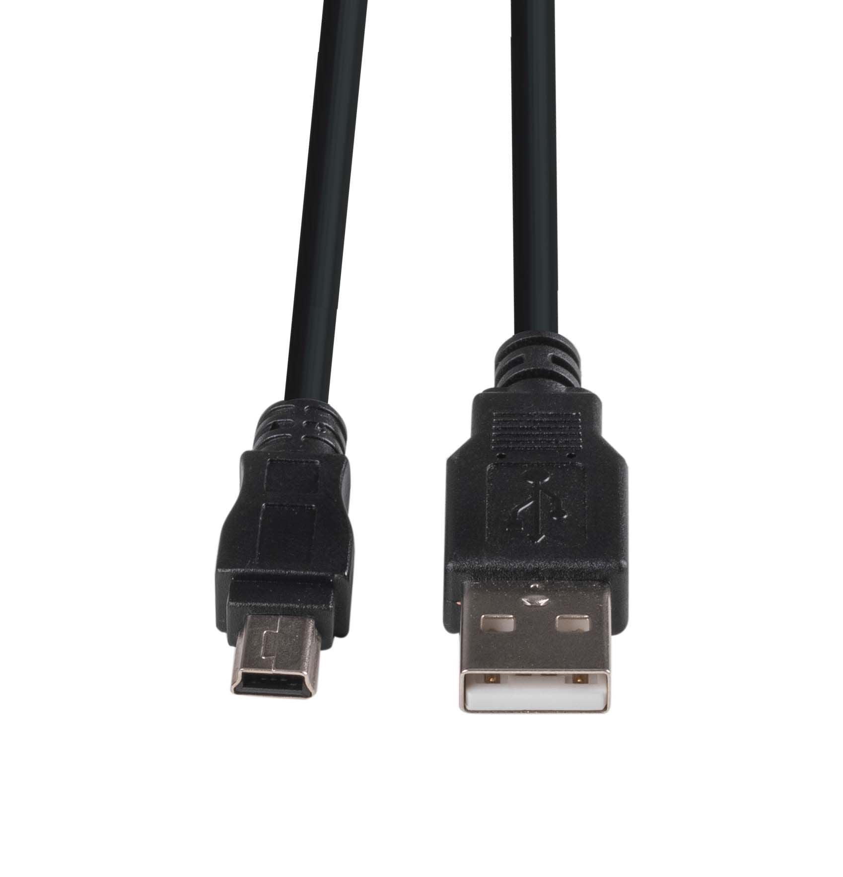 DYNAMIX_2m_USB_2.0_Mini-B_(5-pin)_Male_to_USB-A_Male_Connectors. 1084