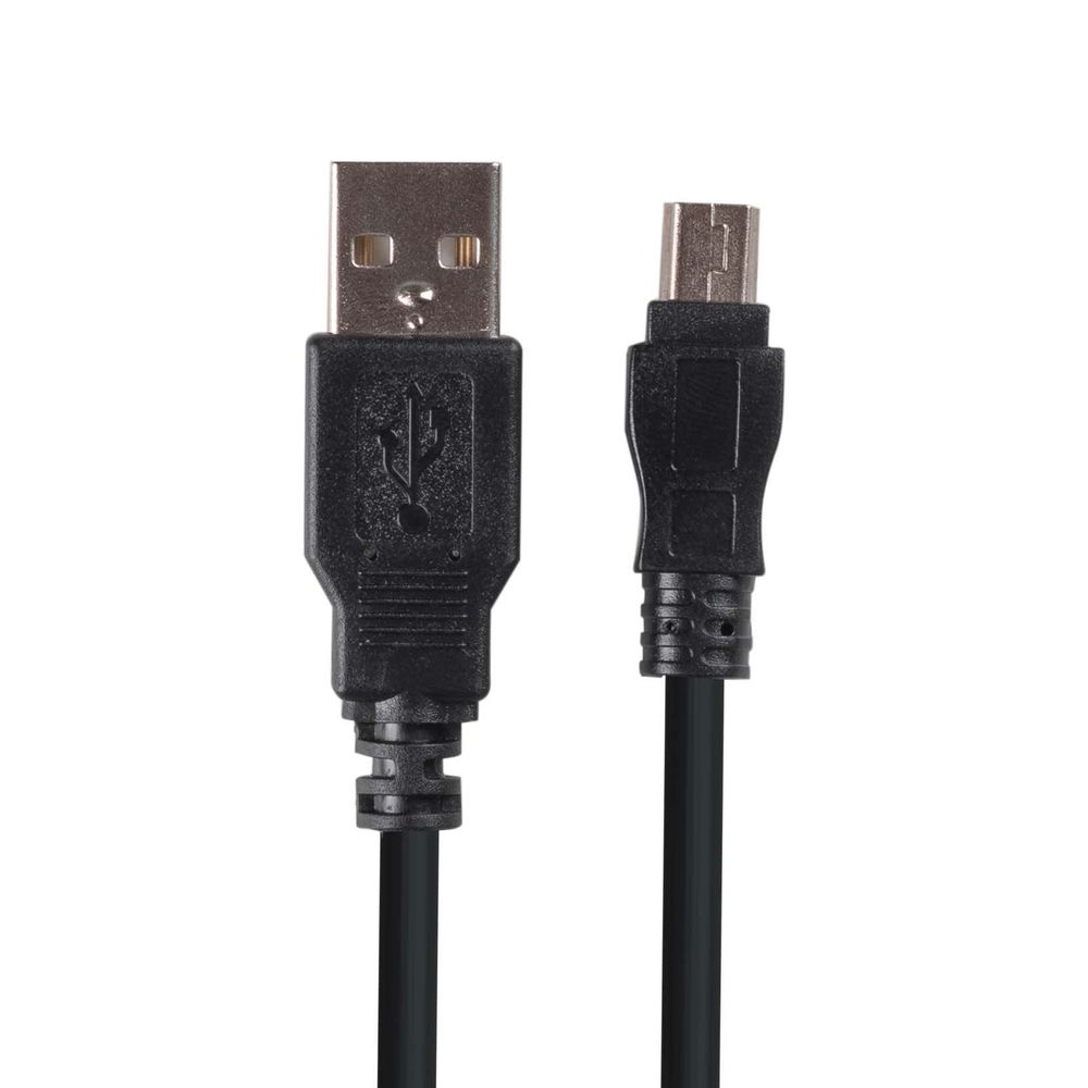 DYNAMIX 5m USB 2.0 Mini-B Male to USB-A Male Connectors.