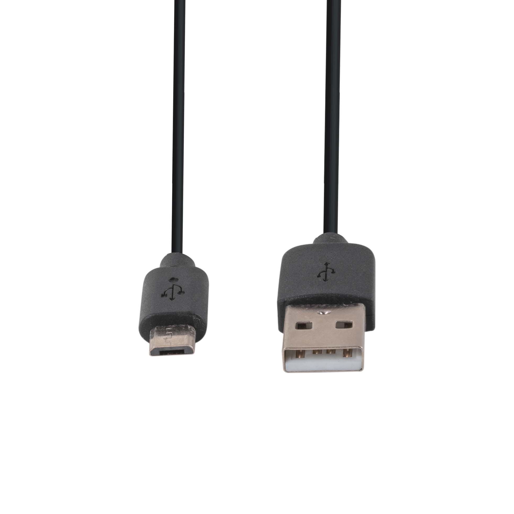 DYNAMIX_0.3m_USB_2.0_Micro-B_Male_to_USB-A_Male_Connectors._Colour_Black. 1092