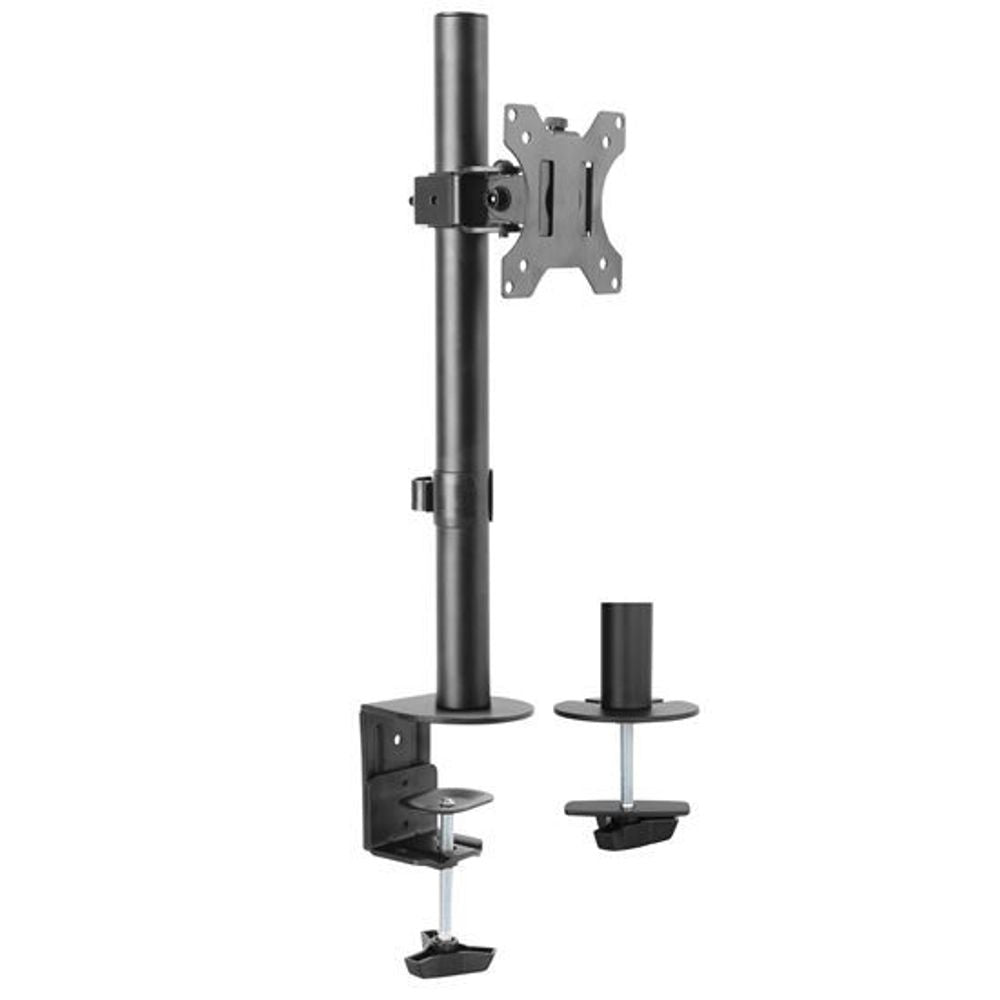 BRATECK 13"-32" Single Monitor Desk Mount. Max Load 8kgs. Rotate, TIlt & Swivel.