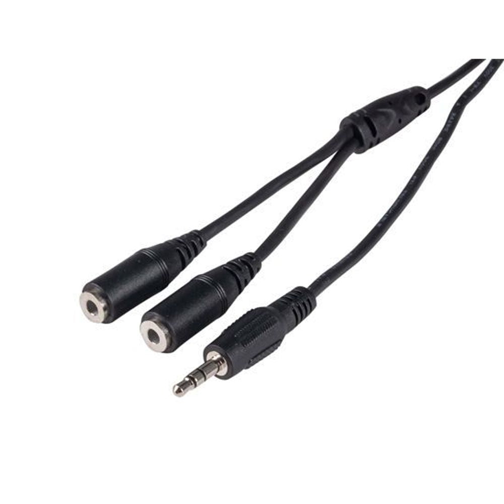 DYNAMIX 2M Stereo Y Cable 3.5mm Plugs