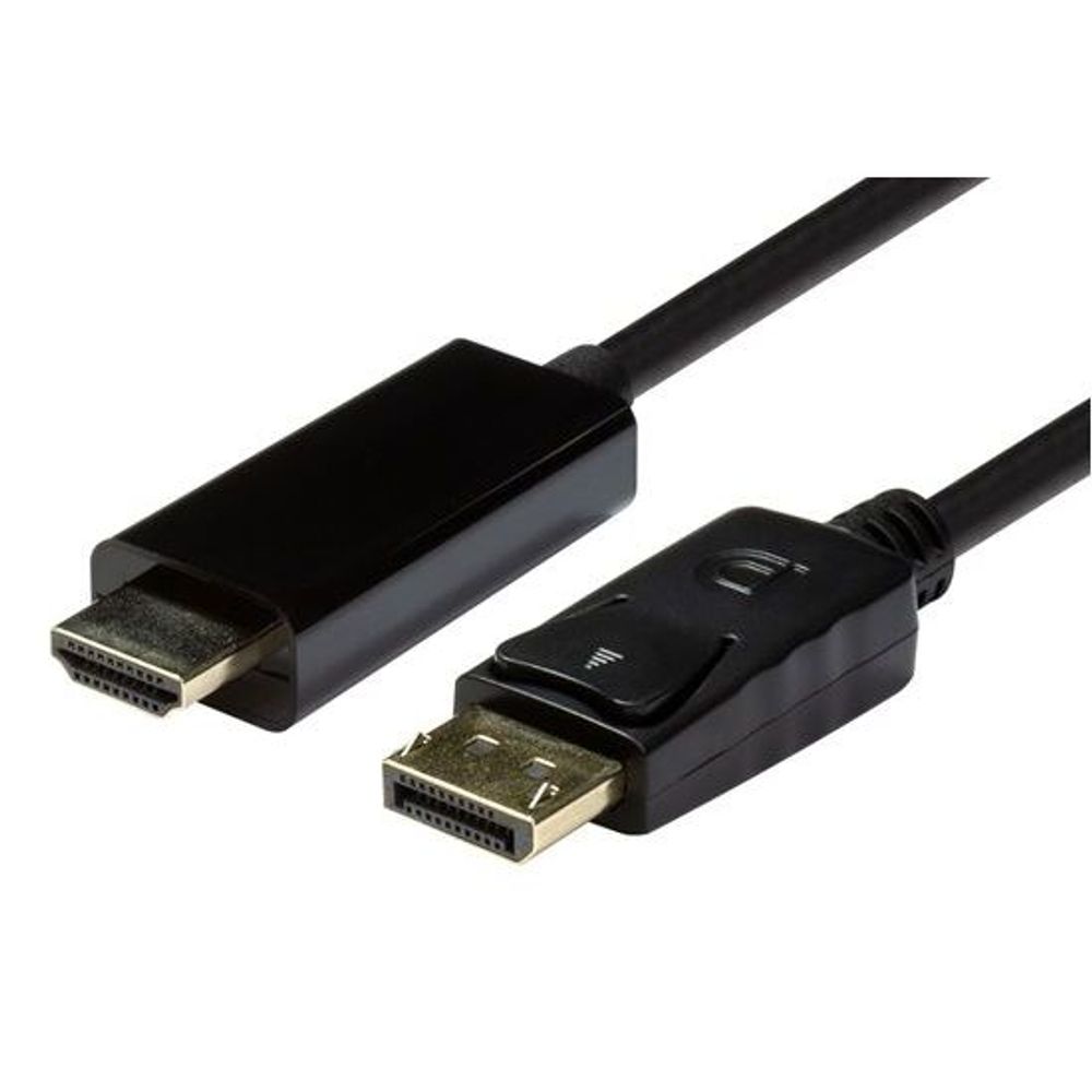 DYNAMIX 1m DisplayPort 1.2 to HDMI 1.4 Monitor cable. Max