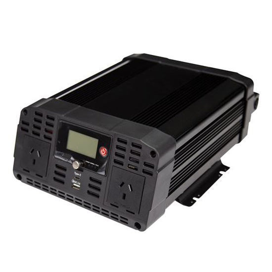 DYNAMIX_2000W_Power_Inverter_DC_to_AC._Input:_12V_DC,_Output:_230V_AC_Modified_Sine_Wave,_Incorporates_Two_USB-A_Power_Ports:_3.0A,_Type_C_Output_5V_3.0A._High/Low_Voltage_&_Overload_Protection_and_20A_Fuse. 222
