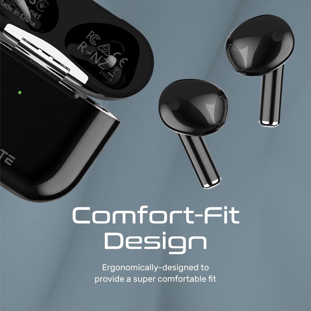 PROMATE FREEPODS-2 In-Ear Bluetooth Earbuds with Intellitouch and 350mAh. Black or White