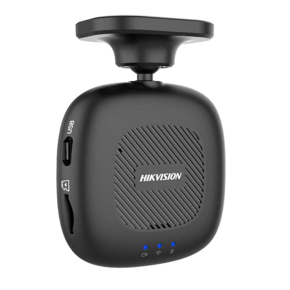HIKVISION Dashcam 1080P (2MP) 25fps FHD Loop Recording, 166° FoV with Built-in G-Sensor,