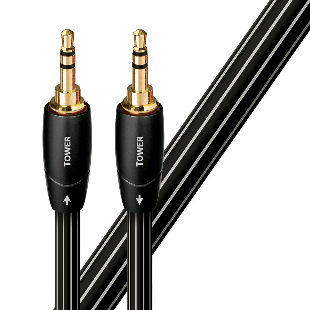 AUDIOQUEST Tower 1.5M 3.5mm M to 3.5mm M. Solid Long Grain Copper.