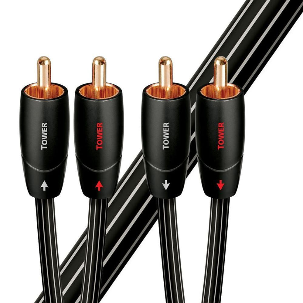 AUDIOQUEST Tower 0.6M 2 to 2 RCA Male. Solid Long Grain Copper