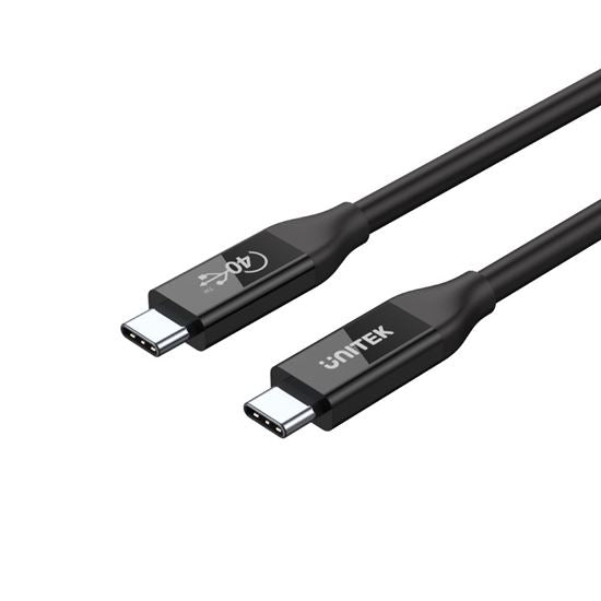 UNITEK_0.8m_USB-C_to_USB-C_4.0_Cable._Supports_up_to_40Gbps_Transfer_Rate,_100W_20V/5_A_Power_Delivery._8K_Ultra_HD_Display._Compatible_with_Thunderbolt_3_and_4_USB-IF_Certified._Black 292
