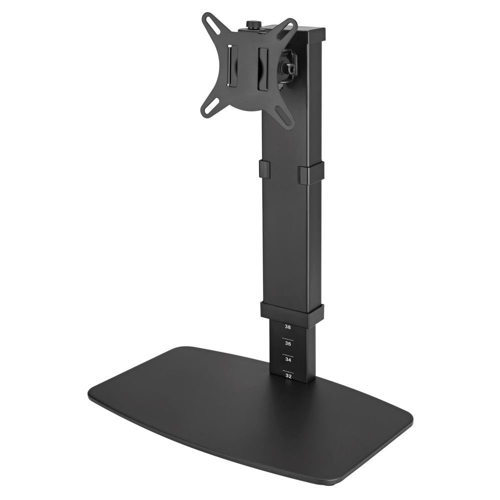 Brateck Single Screen Adjustable Monitor Stand Black