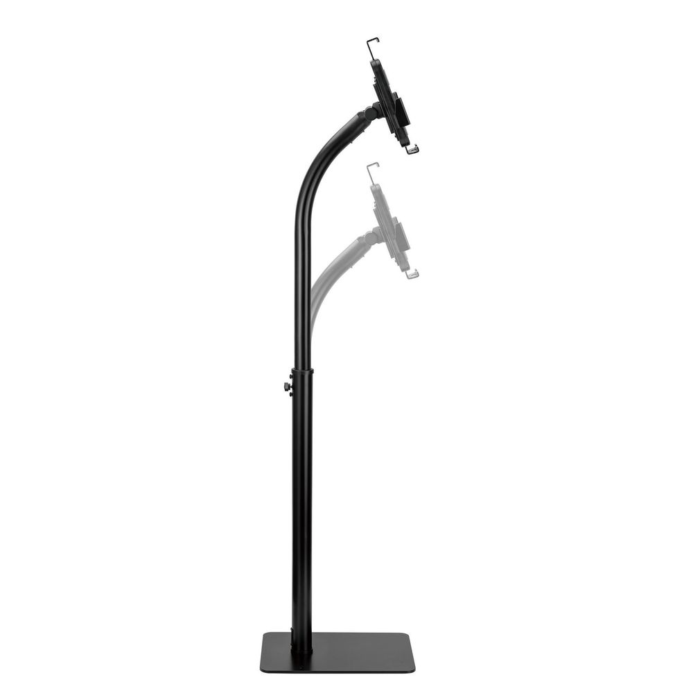 BRATECK Anti-Theft Tablet Floor Stand with Built-in Height Adjust. For 7.9”-11” Tablets Including Apple iPad & Samsung Galaxy