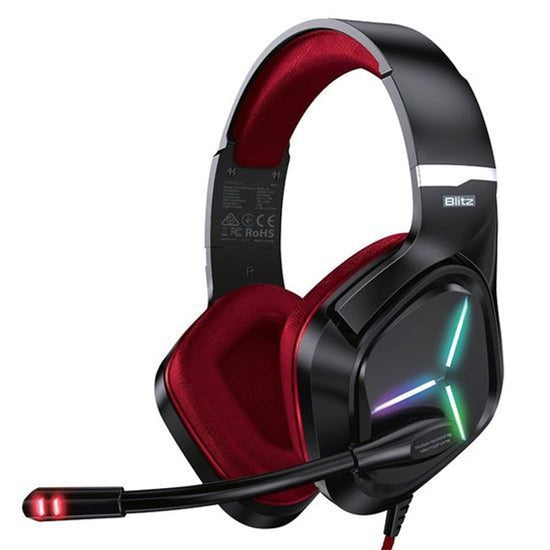 VERTUX 7.1 Surround Sound Gaming Headphone with Noise Isolating. Black or Red