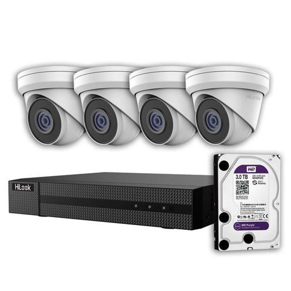 HILOOK 5MP IP 8-Channel Surveillance Camera Kit with 3TB