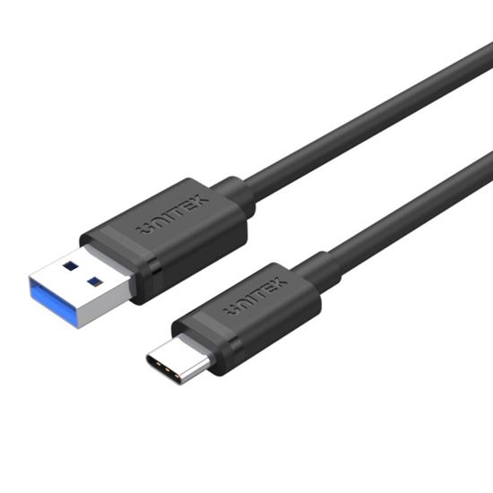 UNITEK_1.5m_USB_3.0_USB-A_Male_To_USB-C_Cable._Reversible_USB-C._Supports_Data_Transfer_Speed_up_to_5Gbps._Sync_and_Charging._Black_Colour. 304