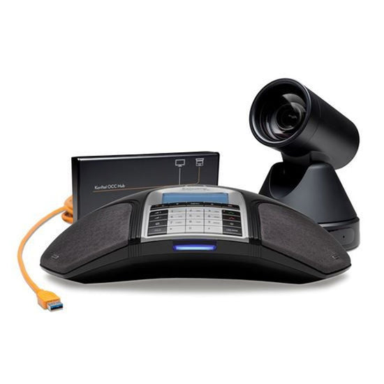 KONFTEL_C50300_Analog_Conference_Phone_Bundle._Design_for_up_to_20_People._Includes_CAM50_PTZ_Conference_Camera,_300_Speakerphone_and_OCC_Hub.