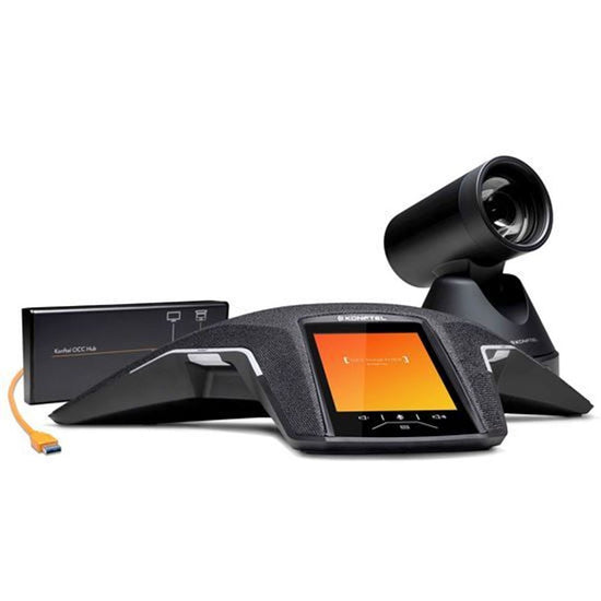KONFTEL_C50800_Premium_Conference_Phone_Bundle._Design_for_up_to_20_People._Includes_CAM50_PTZ_Conference_Camera,_800_Speakerphone_and_OCC_Hub.
