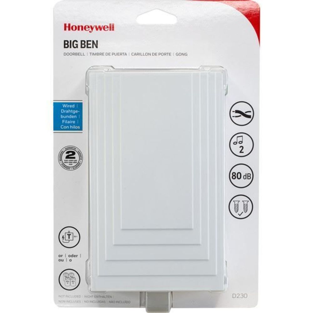 HONEYWELL Big Ben Classic Doorbell with Built-in Transformer.