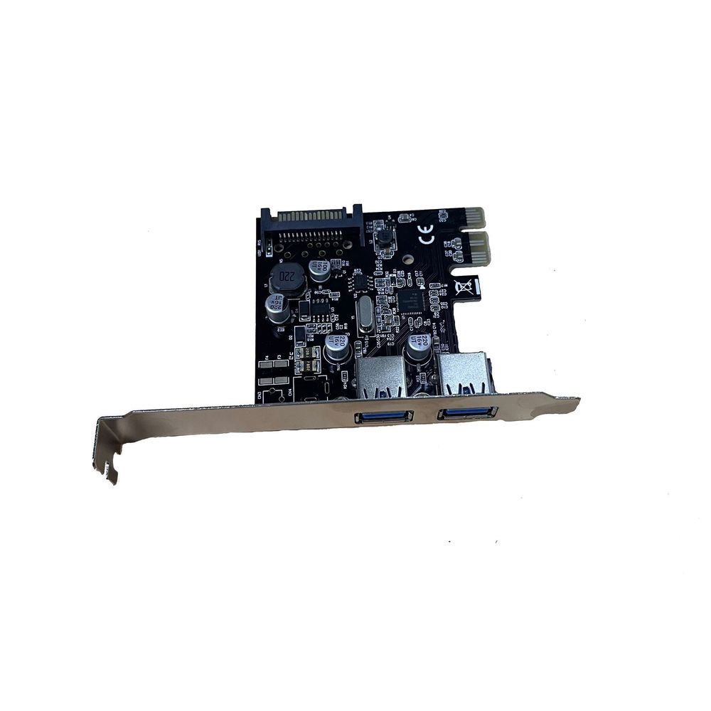 UNITEK 2-Port USB3.0 PCI-E Card. Supplied with Low Profile &