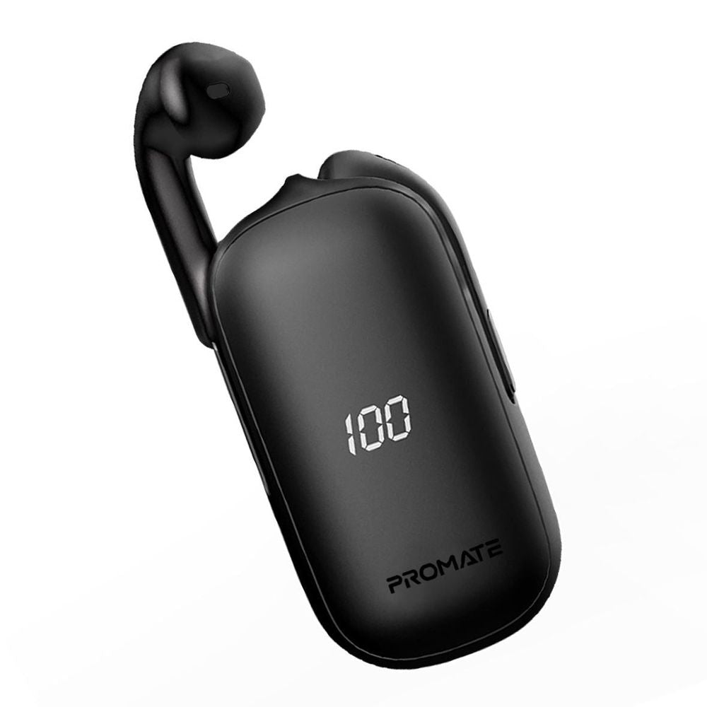 PROMATEFREEPODS.BLK In-Ear HD Bluetooth Earbuds With Intellitouch And 500mAh